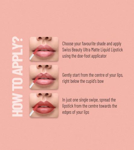 Swiss Beauty Ultra Smooth Matte Liquid Lipstick Pink Velvet