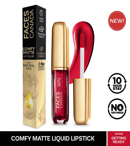 FACES CANADA Comfy Matte Liquid Lipstick - Getting Ready