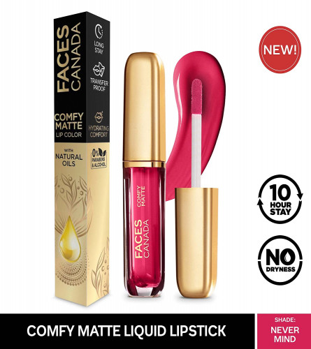 FACES CANADA Comfy Matte Liquid Lipstick - Never Mind