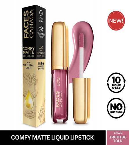 FACES CANADA Comfy Matte Liquid Lipstick - Truth Be Told