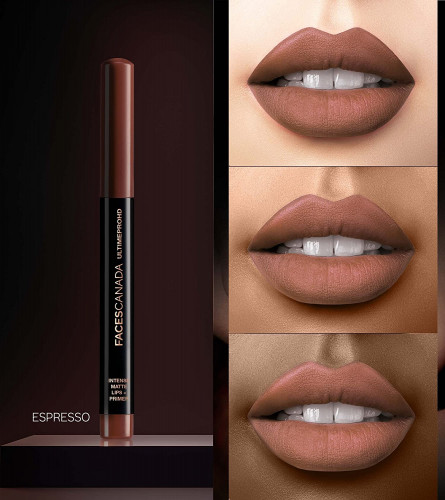 FACES CANADA Ultime Pro HD Intense Matte Lips + Primer - Espresso 03