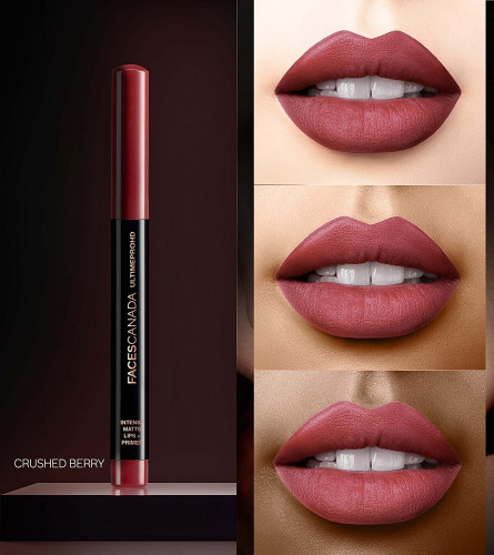 FACES CANADA Ultime Pro HD Intense Matte Lips + Primer - Crushed Berry