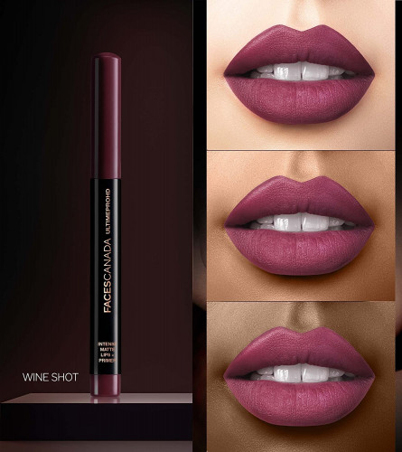FACES CANADA Ultime Pro HD Intense Matte Lips + Primer - Wine Shot