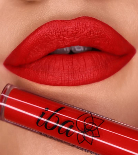 Iba Maxx Matte Liquid Lipstick - Perfect Red, 2.6 ml (Pack Of 2)