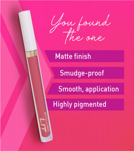 MyGlamm LIT Liquid Matte Lipstick - Brown & Nudes 3 ml (Pack Of 2)
