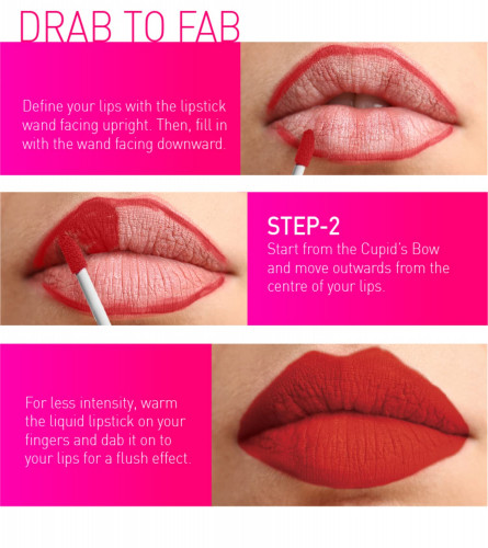 MyGlamm LIT Liquid Matte Lipstick - Cu46 (Red)3 ml (Pack Of 2)
