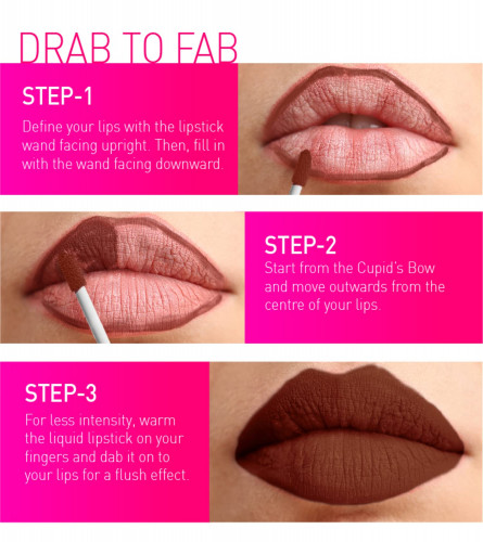MyGlamm LIT Liquid Matte Lipstick - Dark Academia 3 ml (Pack Of 2)
