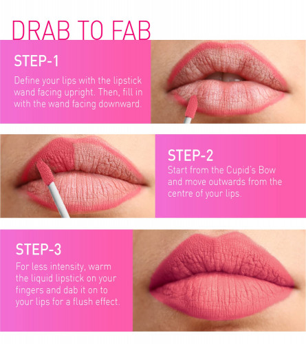 MyGlamm LIT Liquid Matte Lipstick - That's a mood 3 ml (Pack Of 2)
