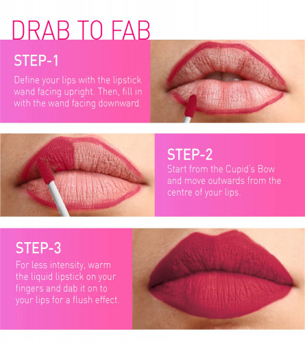 MyGlamm LIT Liquid Matte Lipstick - Zaddy 3 ml (Pack Of 2)