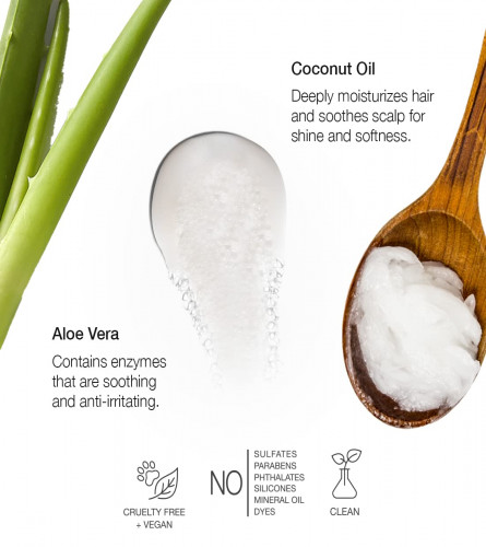 Anomaly Hydrating Shampoo for Dull & Dry Hair with Coconut Oil & Aloe Vera