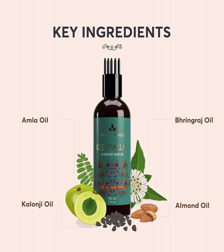 Avimee Herbal Keshpallav Hair Oil For Men And Women