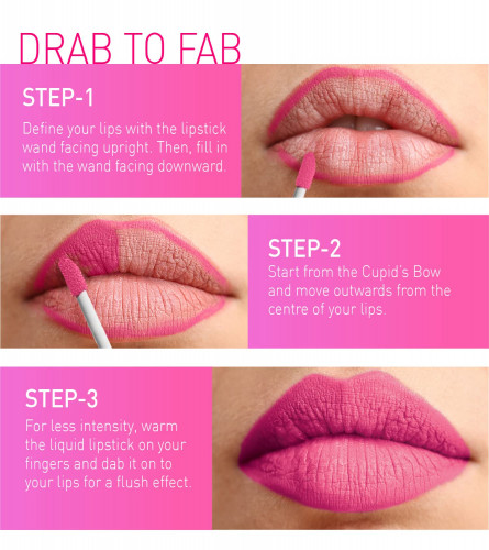 MyGlamm LIT Liquid Matte Lipstick - Ping me (Pink)