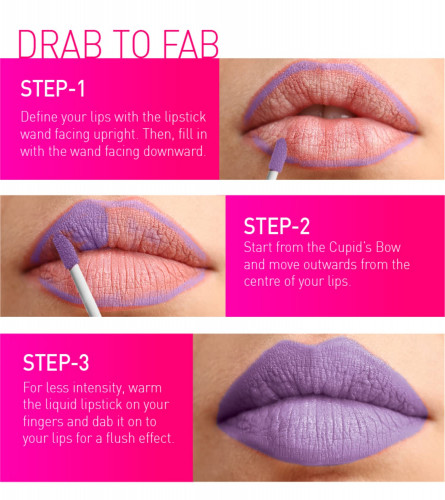 MyGlamm LIT Liquid Matte Lipstick -  Buss It (Purple)