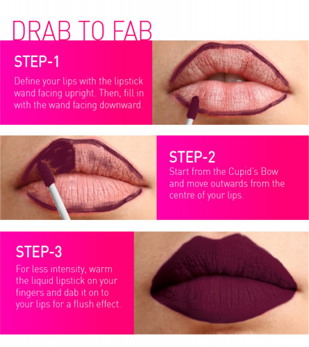 MyGlamm LIT Liquid Matte Lipstick -  E-Boy (Purple)