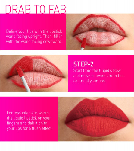 MyGlamm LIT Liquid Matte Lipstick - Curve 3 ml (Pack Of 2)