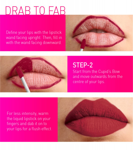 MyGlamm LIT Liquid Matte Lipstick - Dm Slide