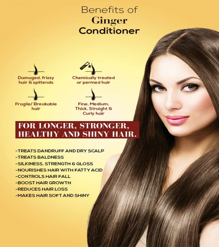 Spantra Ginger Conditioner | Paraben Free | Sulphate Free Conditioner for Hair
