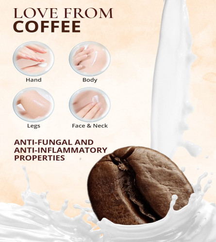Spantra Coffee Body Lotion | Hydrate Dull Skin | Deep Moisturizer | Improves Skin Elasticity