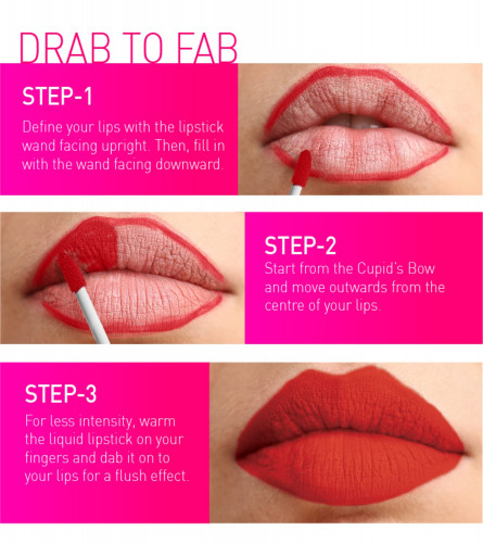 MyGlamm LIT Liquid Matte Lipstick - Hypebeast (Red)