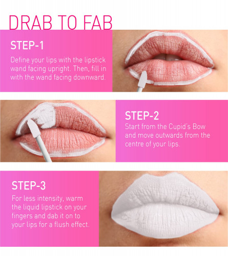 MyGlamm LIT Liquid Matte Lipstick - TBH (White)