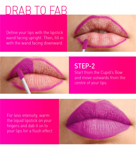 MyGlamm LIT Liquid Matte Lipstick - Swipe Right 3 ml (Pack Of 2)