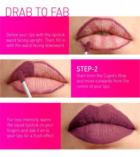 MyGlamm LIT Liquid Matte Lipstick - Slow Fade 3 ml