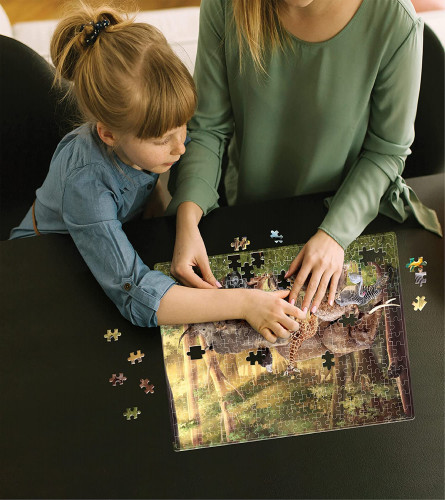 Funskool-Wild Animals, Play & Learn Educational Puzzle Game,300 Pieces, Puzzle for 9 Year