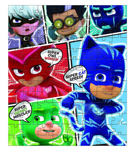 Funskool-PJ Masks,Educational,104 Pieces,Puzzle,for 3 Year Old Kids and Above,Toy