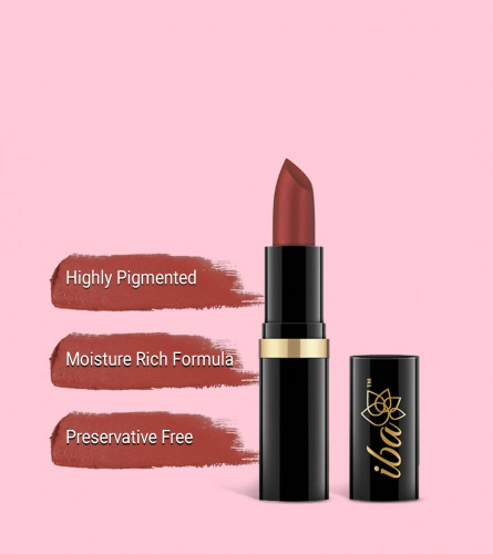 Iba Pure Lips Moisturizing Lipstick Coral Glow, 4g (Pack Of 2)