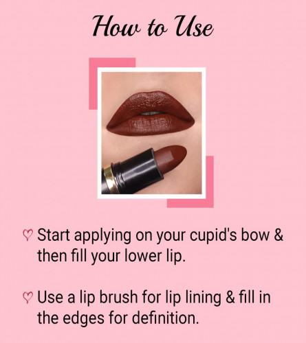 Iba Pure Lips Moisturizing Lipstick Dark Chocolate 4g (Pack Of 2)