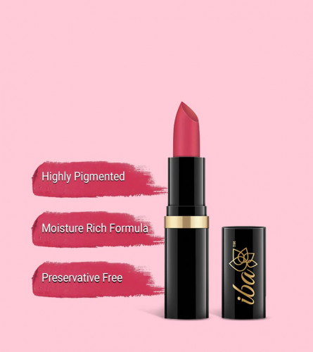 Iba Pure Lips Moisturizing Lipstick Pink Blush 4 g (Pack Of 2)