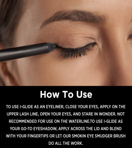 Colorbar I-Glide Glossy Finish Eye Pencil - Sterling Silver