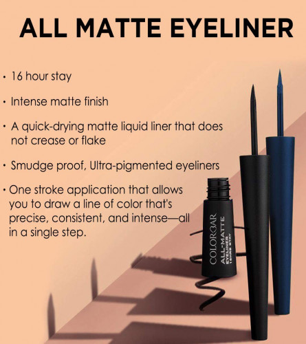 Colorbar All Matte Eyeliner, Blue 003