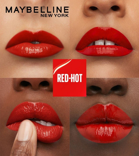 Maybelline Liquid Lipstick High Shine Gloss Red