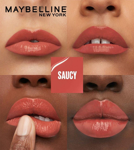 Maybelline Liquid Lipstick High Shine Gloss Saucy