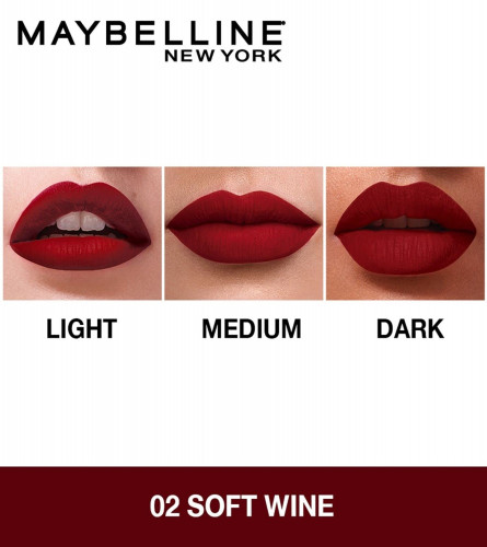 Maybelline New York Sensational Liquid Matte Lipstick Soft Wine