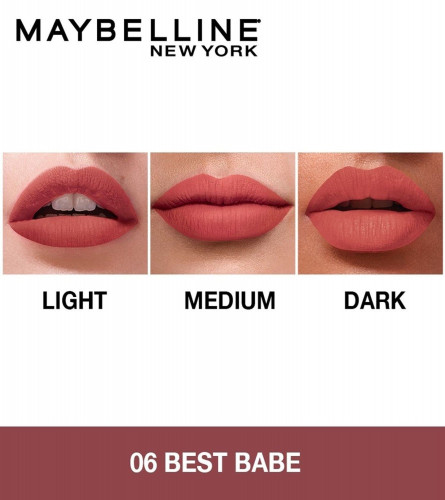 Maybelline New York Sensational Liquid Matte Lipstick Best Babe