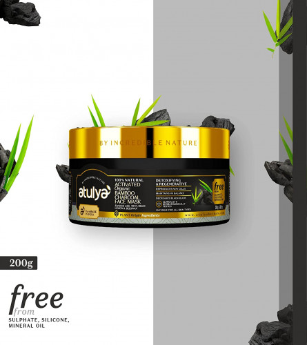Atulya Activated Bamboo Charcoal Face Mask
