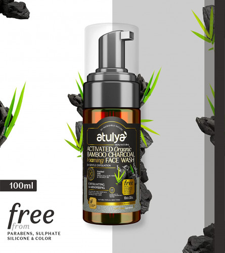 Atulya Activated Bamboo Charcoal Face Wash