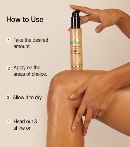 MCaffeine Coffee Body Shimmer For Women & Men