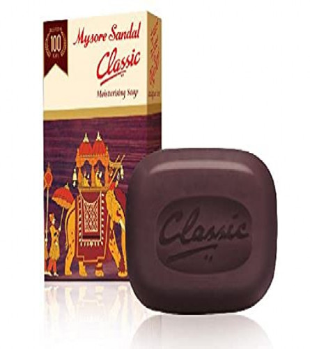 Mysore Sandal Classic Moisturising Soap 75 Gm(Pack Of 6) (Free Shipping Worldwide)
