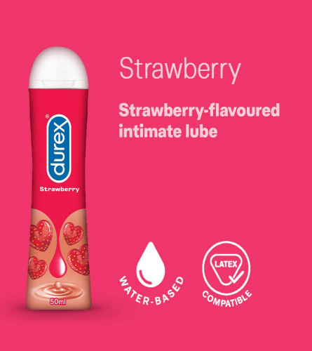 Durex Lube Strawberry Flavoured Lubricant Gel