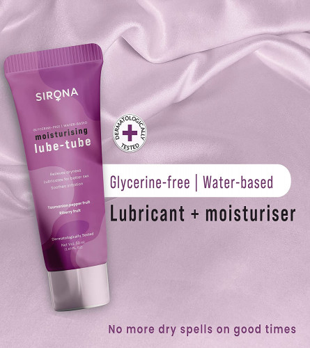 Sirona Lube Riberry Flavoured Natural Lubricant Gel 50 ml (Pack of 2)