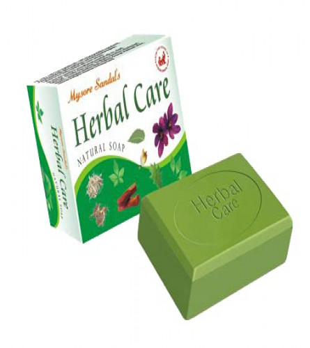 MYSORE SANDAL Herbal Care Natural Soap (100 gm, Count: 8) Free Shipping Worldwide