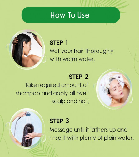 Nyle Naturals Silky and Smooth Anti Hairfall Shampoo, With Tulsi And Amla