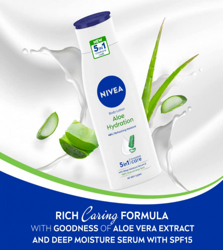 Nivea Body Lotion Aloe Hydration With Aloe Vera For Men & Women
