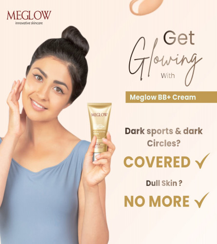 Meglow Best Beautifying BB+ Cream 30 gm (Pack of 2)