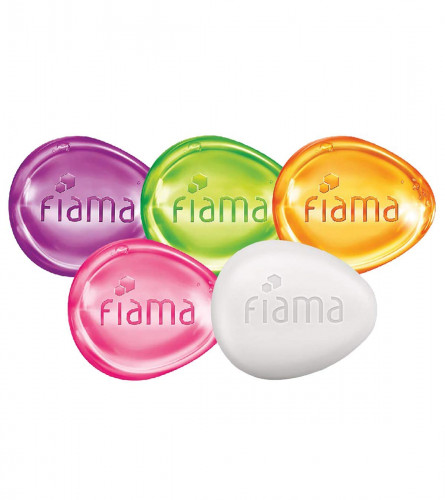 Fiama Gel Bar Celebration Pack With 5 unique Gel Bars For Moisturized Skin,125g (Buy 4 Get 1 Free)