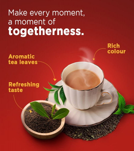 Red Label Tea 500 g Pack, Strong Chai from the Best Chosen Leaves, Rich in Healthy Flavonoids