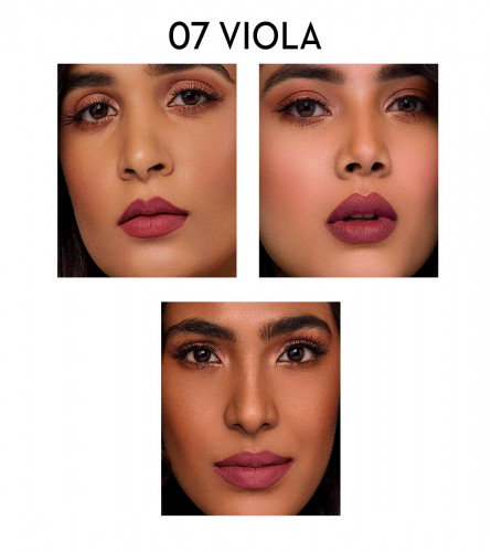 SUGAR Cosmetics Matte As Hell Crayon Lipstick Viola